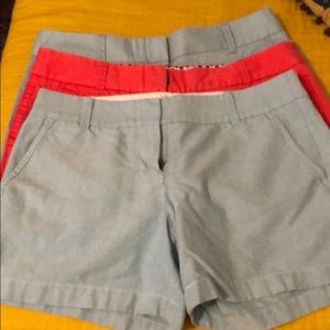 J. Crew 5” Chino Shorts (bundle of 3)